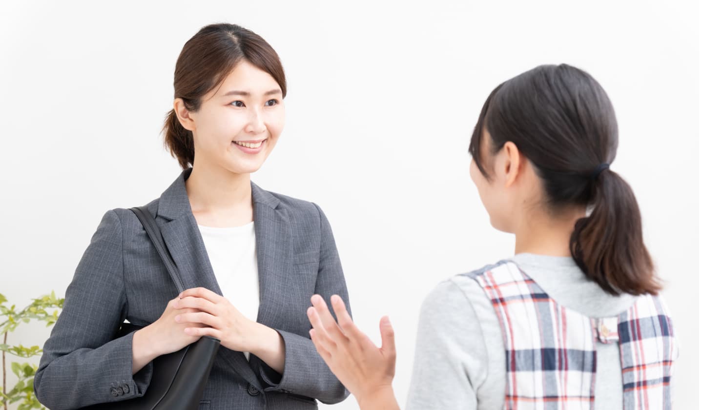 ご家族さまへのサポート体制の充実の様子